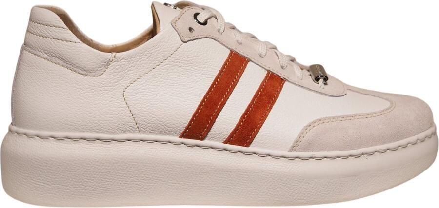 Footnotes witte leren dames sneakers Caro