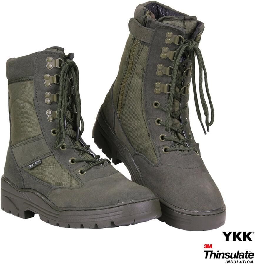 Fostex Sniper Boots Side-Zip groen