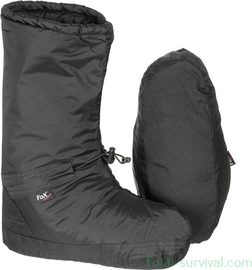 Fox outdoor Bivakschoenen tentschoenen Polar winddicht zwart