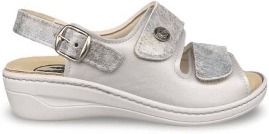 FRANKEN SCHUHE Dames Ortho Sandaal Grijs GRAU