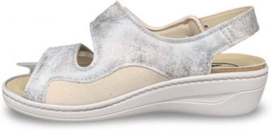 FRANKEN SCHUHE Dames Ortho Sandaal Grijs GRAU