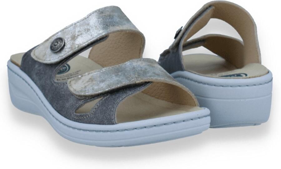 FRANKEN SCHUHE Dames Slipper Antico Multicolour