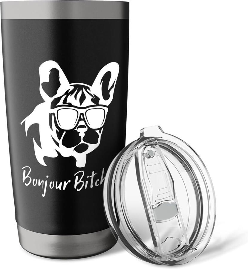 Franse Bulldog Thermoskan