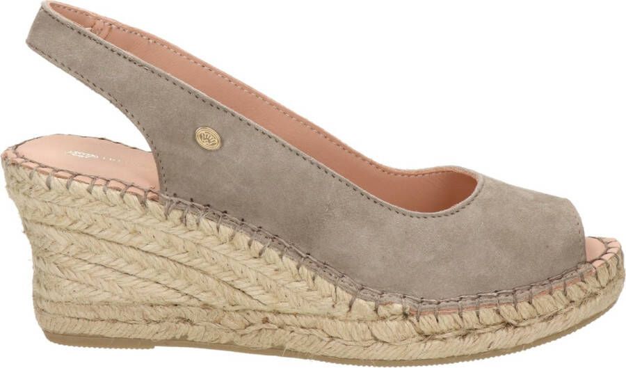 FRED DE LA BRETONIERE Espadrilles Dames 153010240 Maat: 40 Materiaal: Suède Kleur: Taupe - Foto 3
