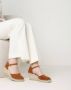 Fred de la Bretoniere Espadrille Sleehak Clare Bruin - Thumbnail 1
