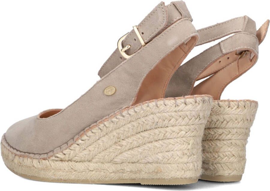 FRED DE LA BRETONIERE Espadrilles Dames 153010276 Maat: 38 Materiaal: Suède Kleur: Taupe - Foto 2