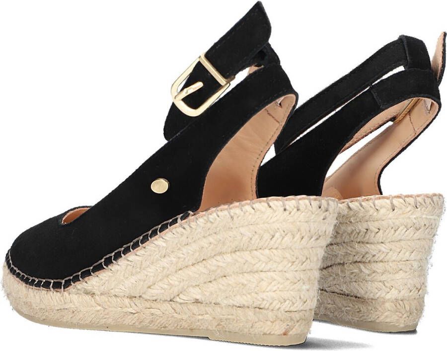 FRED DE LA BRETONIERE Espadrilles Dames 153010276 Maat: 36 Materiaal: Suède Kleur: Zwart