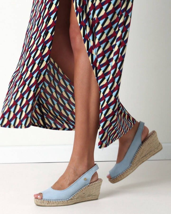 Fred de la Bretoniere 153010240 Espadrilles Zomer Schoenen Dames Blauw - Foto 3