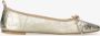 Fred de la Bretoniere IDRIS BALLETTO Ballerina Crunch metallic leren ballerina's goud - Thumbnail 5