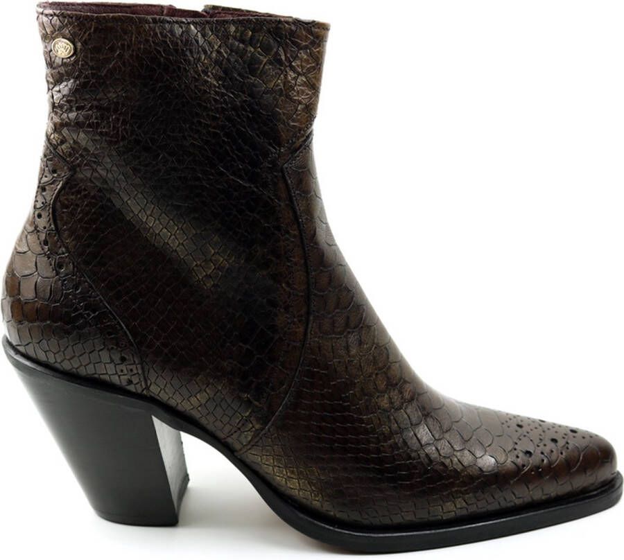 FRED DE LA BRETONIERE Enkellaarsjes Dames Blaire Ankle Boot Maat: 37 Materiaal: Leer Kleur: Bruin - Foto 3