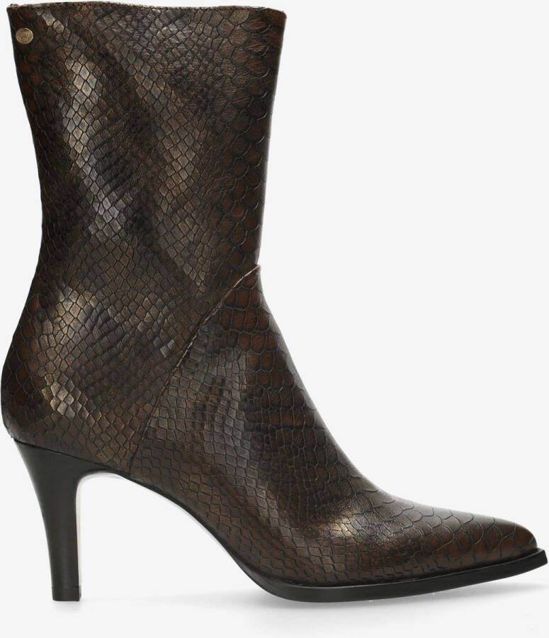 Fred de la Bretoniere Boot Dawn Brown Olivegloss Dames Laarzen