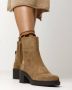 Fred de la Bretoniere dames rits & gesloten boot Cognac - Thumbnail 1