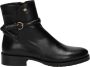 Fred de la Bretoniere dames rits-& gesloten boot Zwart - Thumbnail 1