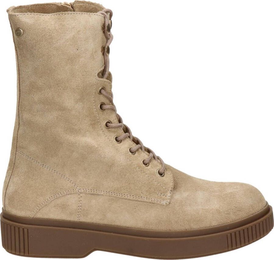 Fred de la Bretoniere suède veterboots beige