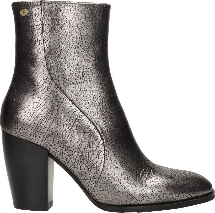 FRED DE LA BRETONIERE Enkellaarsjes Dames Alicia Ankle Boot Maat: 41 Materiaal: Leer Kleur: Zilver - Foto 2