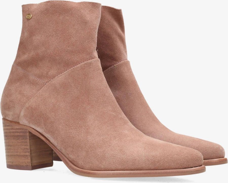 Fred de la Bretoniere Enkellaarzen Masy Noe Donker Pink Dames Laarzen