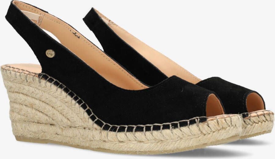 Fred de la Bretoniere Zwarte Espadrilles Clare Beau Schoenen Black Dames - Foto 2