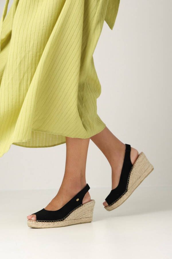 Fred de la Bretoniere Espadrille Clare Beau Black