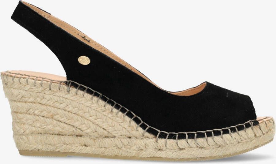 Fred de la Bretoniere Espadrille Clare Beau Black