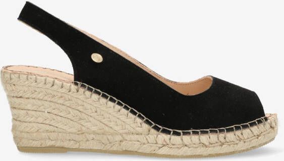 Fred de la Bretoniere Espadrille Clare Kiki Black