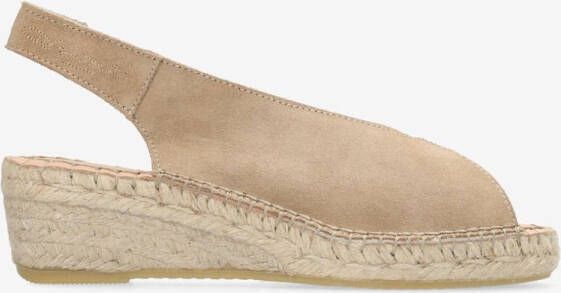Fred de la bretoniere Espadrille Slingback Jamy Beige
