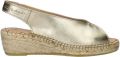Fred de la bretoniere Espadrille Slingback Jamy Goud - Goud