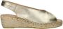 Fred de la bretoniere Espadrille Slingback Jamy Goud - Thumbnail 1