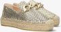Fred de la Bretoniere June-Li Geweven Espadrilles Beige Dames - Thumbnail 1