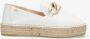 FRED DE LA BRETONIERE Espadrilles Dames June Li Maat: 41 Materiaal: Leer Kleur: Wit - Thumbnail 2