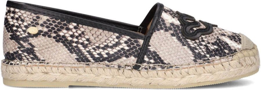 Fred de la Bretoniere Espadrille Mili Lily Black White