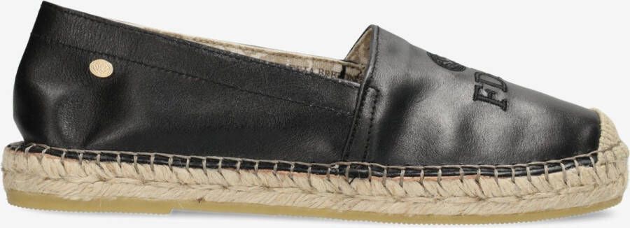 FRED DE LA BRETONIERE Espadrilles Dames 152010254 Maat: 39 Materiaal: Leer Kleur: Zwart - Foto 2