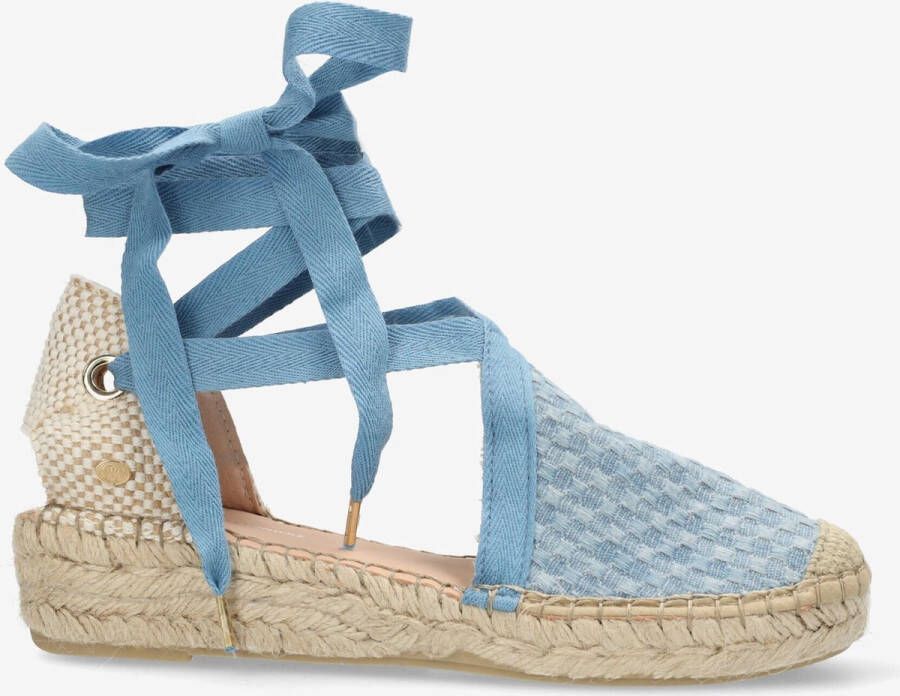 Fred de la bretoniere Romi Lena espadrille Jeans Jeansblauw