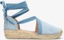 FRED DE LA BRETONIERE Espadrilles Dames Romi Luz Maat: 38 Materiaal: Suède Kleur: Blauw - Thumbnail 2