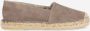 FRED DE LA BRETONIERE Espadrilles Dames 152010228 Maat: 37 Materiaal: Suède Kleur: Taupe - Thumbnail 2