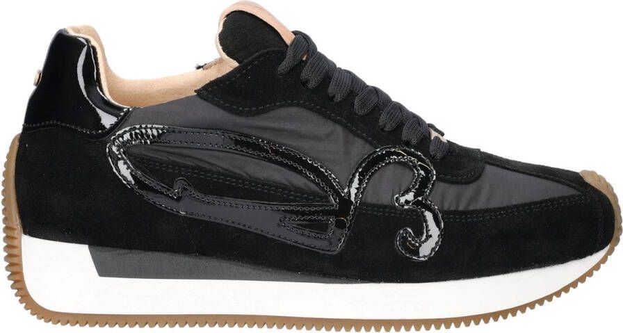 Fred de la Bretoniere Fred de la Bretoniee Yentl Sign dames sneaker Zwart