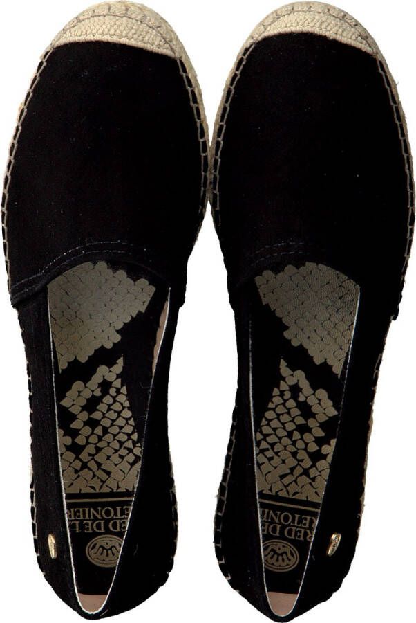FRED DE LA BRETONIERE Espadrilles Dames 152010174 Maat: 37 Materiaal: Suède Kleur: Zwart - Foto 7