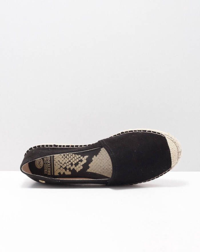 FRED DE LA BRETONIERE Espadrilles Dames 152010174 Maat: 37 Materiaal: Suède Kleur: Zwart - Foto 5
