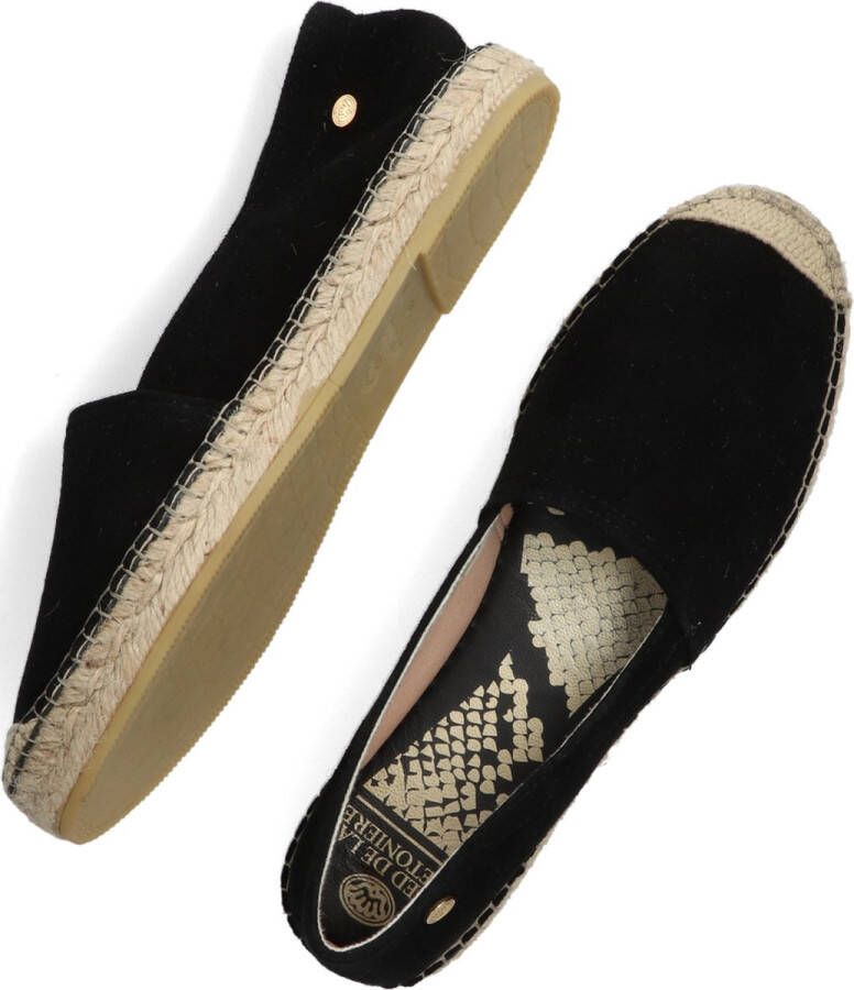 FRED DE LA BRETONIERE Espadrilles Dames 152010174 Maat: 37 Materiaal: Suède Kleur: Zwart - Foto 3