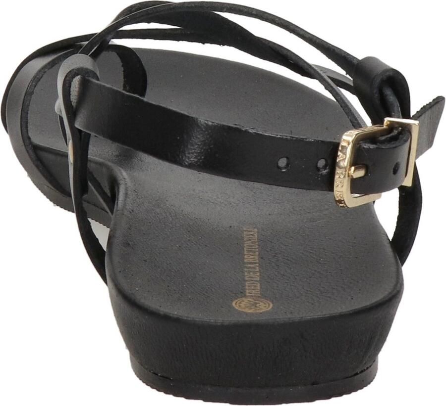 Fred de la bretoniere Sandaal leer kurk voetbed zwart - Foto 2