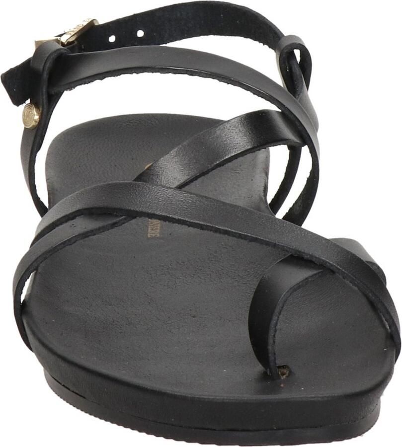 Fred de la bretoniere Sandaal leer kurk voetbed zwart - Foto 3