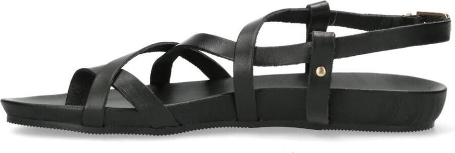 Fred de la bretoniere Sandaal leer kurk voetbed zwart - Foto 13