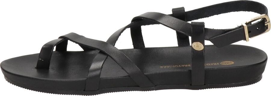 Fred de la bretoniere Sandaal leer kurk voetbed zwart - Foto 11