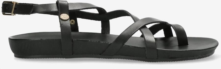 Fred de la bretoniere Sandaal leer kurk voetbed zwart - Foto 15