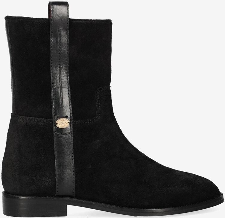 Fred de la Bretoniere Biker Boot Gilly Black Dames Laarzen