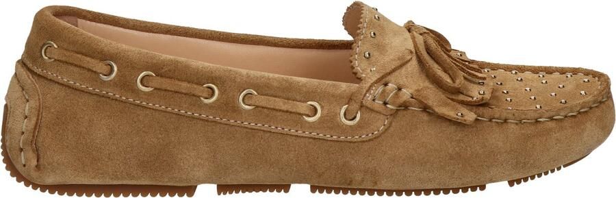 FRED DE LA BRETONIERE Mocassins Dames Billy Indy Suède Camel - Foto 6