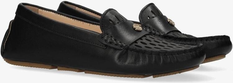 Fred de la Bretoniere Billy Perf Mocassin Nappa Zwart