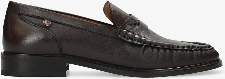 Fred de la Bretoniere BODIL BEAU Loafer Nappa Leather Dark Brown