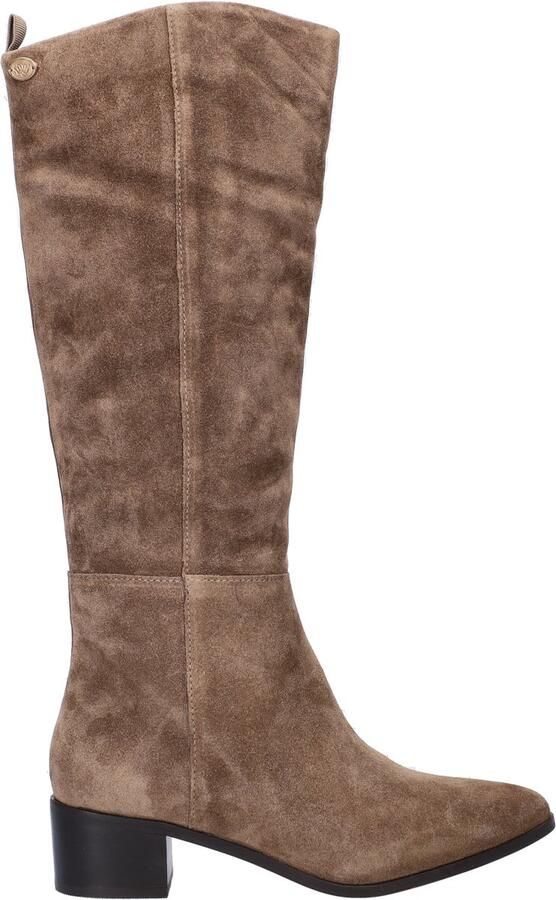 FRED DE LA BRETONIERE Hoge Laarzen Dames Frolly Slob Maat: 38 Materiaal: Suède Kleur: Taupe - Foto 2