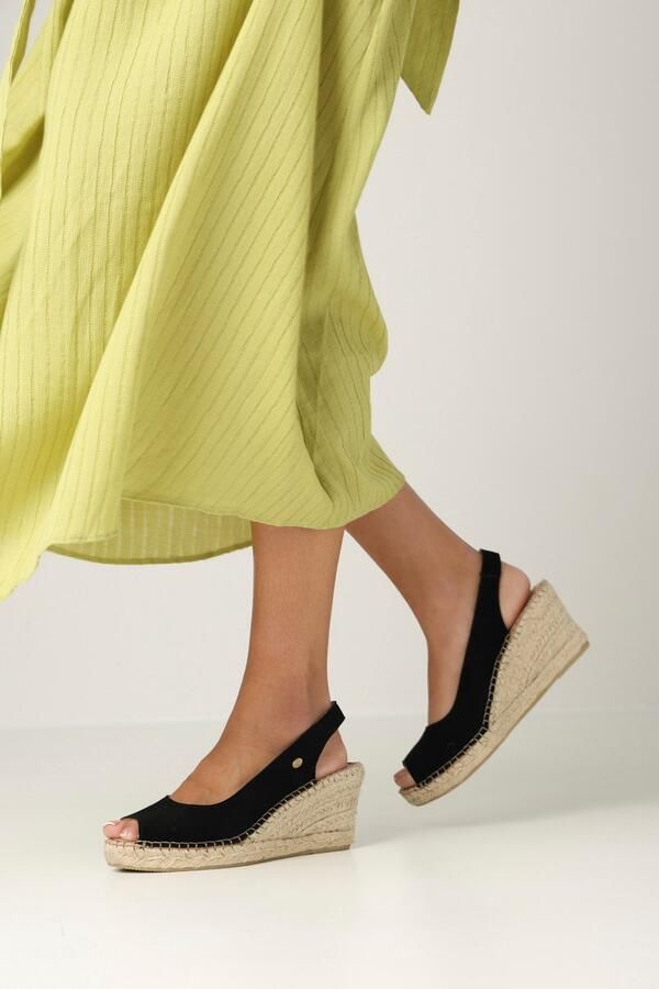 Fred de la Bretoniere Zwarte Espadrilles Clare Beau Schoenen Black Dames - Foto 3
