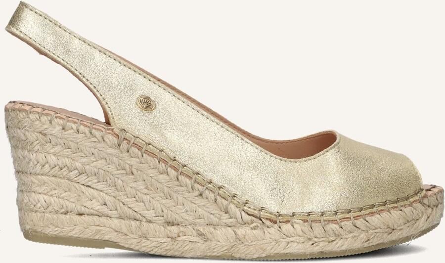 Fred de la Bretoniere Gouden Espadrilles Clare Beau Schoenen Yellow Dames - Foto 2
